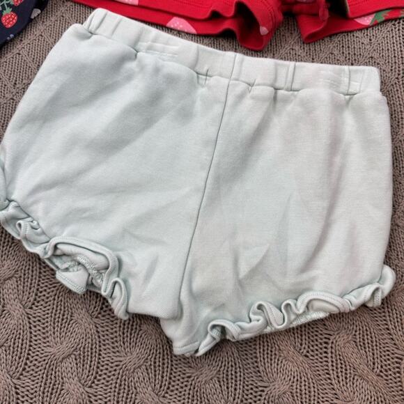 TBBC Bundle of 3 Shorts ~ Floral, Strawberry, and Ruffle ~ 6 - Picture 7 of 9